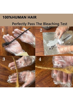 Vlliyava 4 Inch Loc Extension Human Hair 30 Strands 0.2Cm Width 100% Full Handmade Permanent Loc Extension Human Hair For Women/Men Can Be Dyed Bleached Curled (Width 0.2Cm Natual Black)  - Image 5