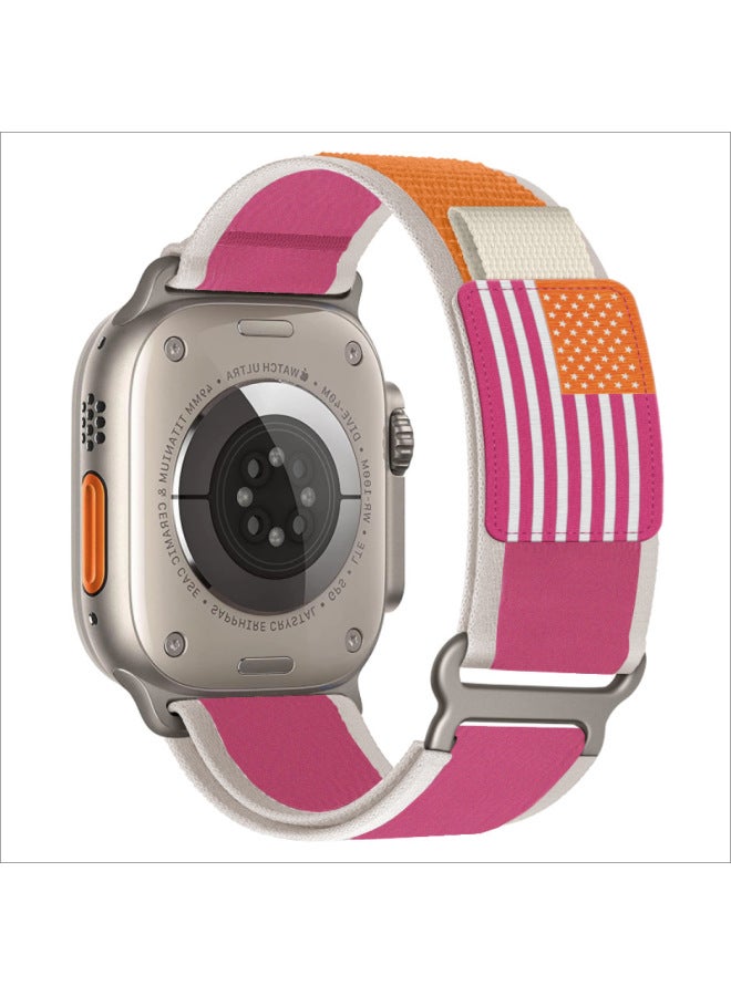 The New Modified Trail S10 Is Suitable For Apple Watch S8/IWATCHS7/6ULTRAL Nylon Loop Weaving 