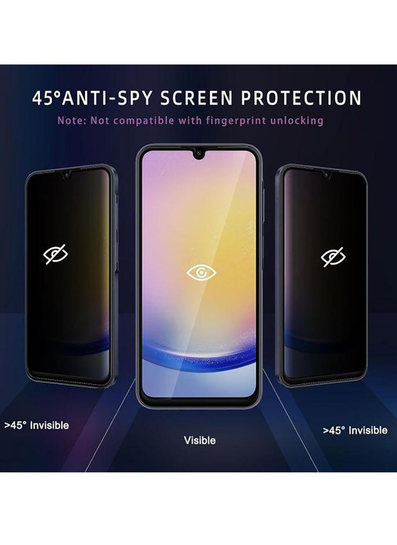 اسكرين فامية زجاج حماية كاملة ضد التطفل لهاتف سامسونج جالاكسي ايه 15 Samsung Galaxy A15