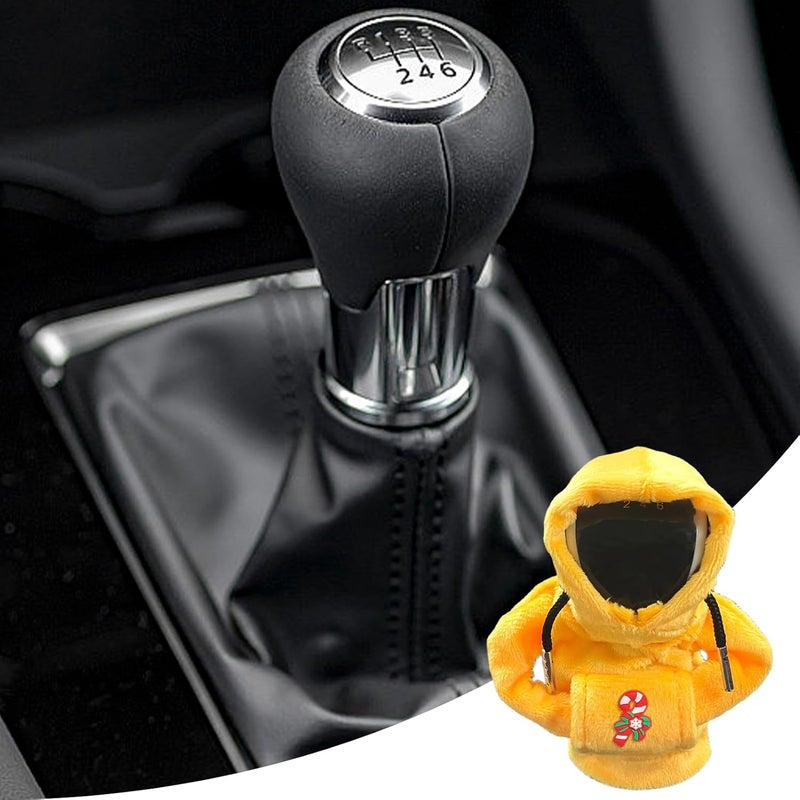 Car Gear Shift Cover Hoodie,Hoodie Sweater Car Gear Shift Cover - Soft and Adjustable Gear Shift Cover and Shift Knob Cover, Cute Car Accessories for Women Interior Borato - Image 2