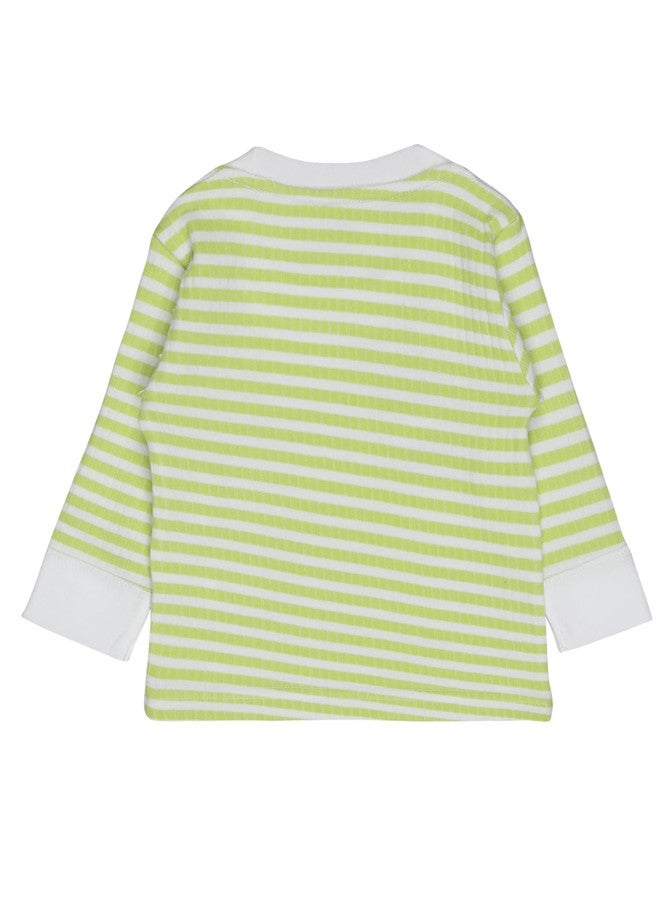 BODYCARE Unisex Baby Thermal Top & Bottom Set (New Born to 18 Months) (1, Light Green, 3-6M) - Image 2