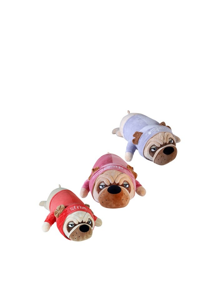 Magnolia Bully Dog Plush Doll: Your kids' lovable playmate! Size 45 cm - Image 4