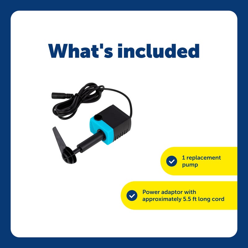 PetSafe Drinkwell Platinum Replacement Pump - Reliable OEM Replacement - Drinkwell Platinum Pet Water Fountain Accessory - Includes Power Adaptor - Quiet Operation for a Calm Pet Environment - Image 3