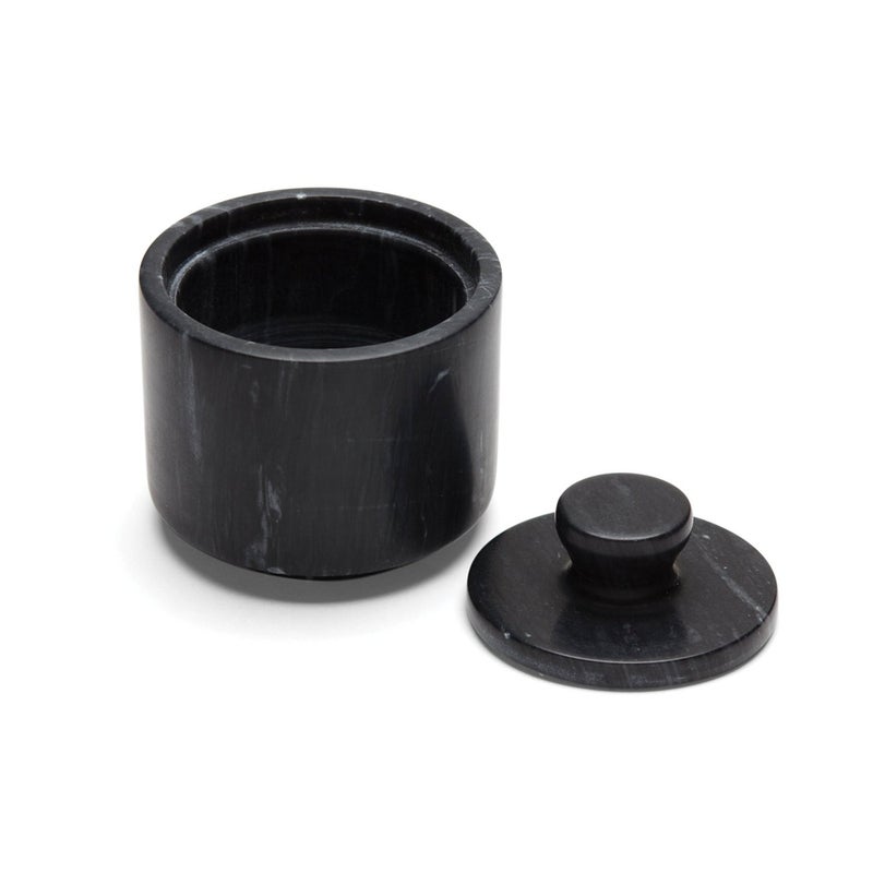 Fox Run Marble Salt Cellar, Black 3 x 3 x 3 inches - Image 2