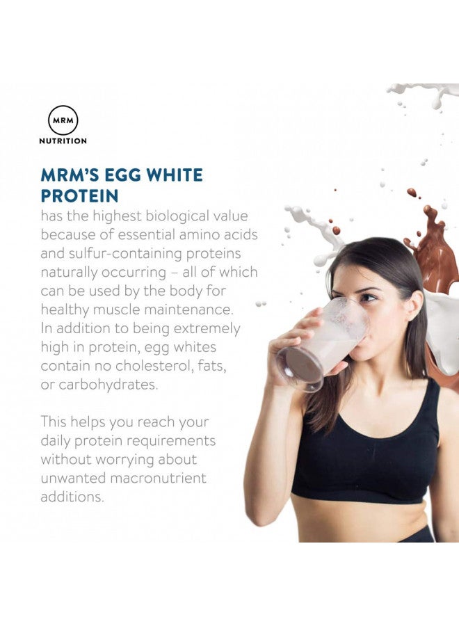 MRM MRM Nutrition Egg White Protein | Vanilla Flavored | 23g Fat-Free Protein | with Digestive enzymes | Highest Biological Value | Clinically Tested | 20 Servings - Image 5