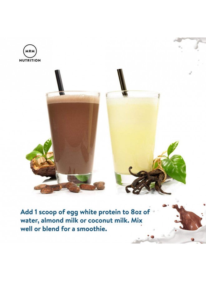 MRM MRM Nutrition Egg White Protein | Vanilla Flavored | 23g Fat-Free Protein | with Digestive enzymes | Highest Biological Value | Clinically Tested | 20 Servings - Image 3