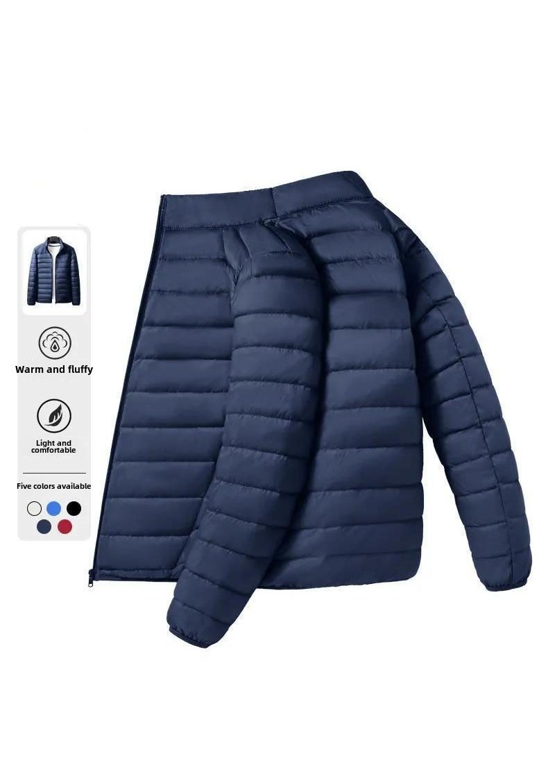 Generic - Stylish Mens Short Cotton Outerwear navy blue collar [brand special clearance]] - Image 1