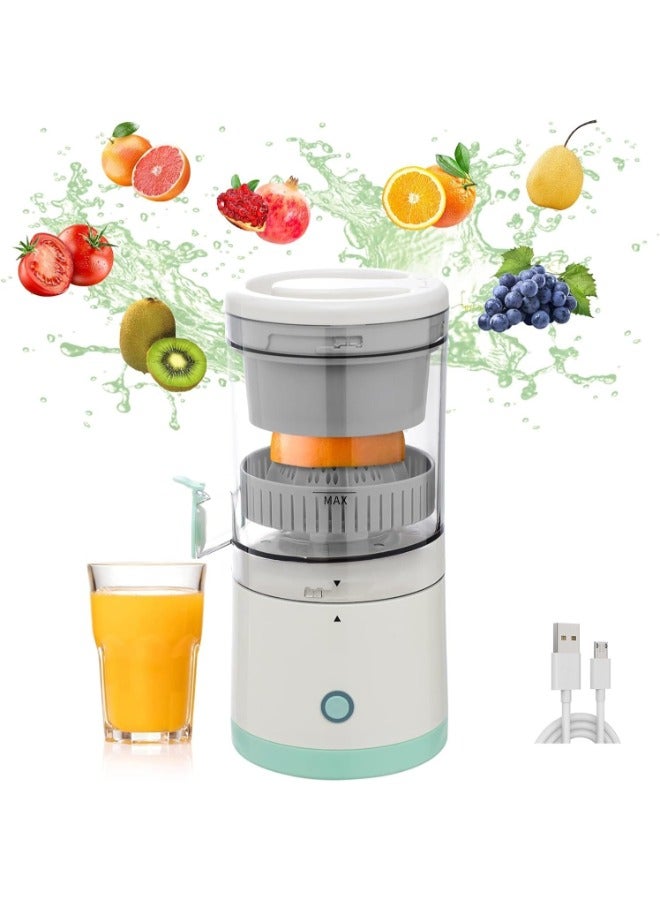 ZAMZIN Electric Citrus Juicer - USB Charging, Hands-Free Operation, Powerful Squeezer Machine for Orange, Lemon, Grapefruit - Rechargeable Juicer Blender Combo. - Image 1