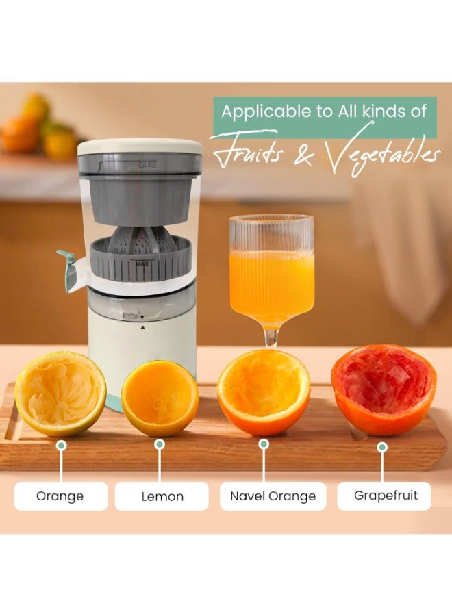 ZAMZIN Electric Citrus Juicer - USB Charging, Hands-Free Operation, Powerful Squeezer Machine for Orange, Lemon, Grapefruit - Rechargeable Juicer Blender Combo. - Image 2