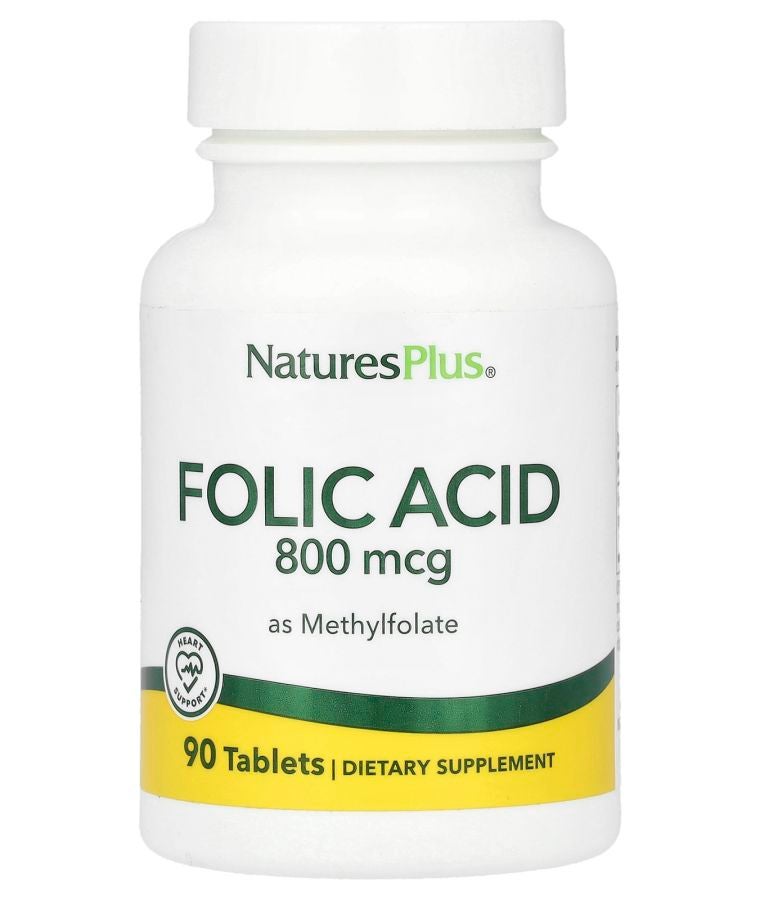 حمض الفوليك كمثيل فولات 800 ميكروغرام 90 قرص