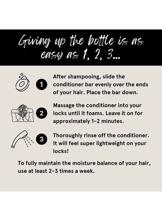 LEAFINTY Solid Conditioner Bar For Normal & Dry Hair Hydrates Shines Nourishes Sulfate Free Natural Ecofriendly Sustainable Zero Waste100G (Pack Of 1 Up To 75 Uses) - Image 5