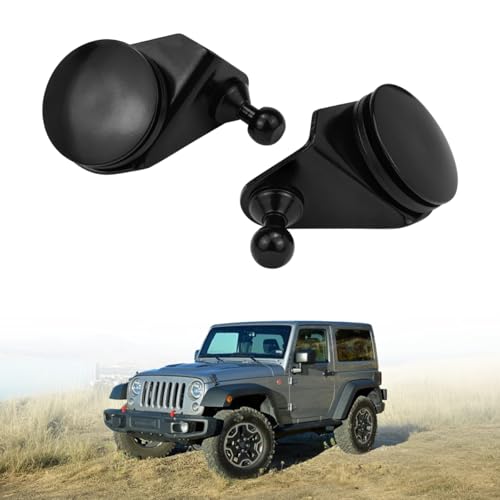 LIHAIPAI 4883496AA 4883497AA Left Right Liftgate Ball StudLift Glass Support Bracket Compatible with 19972006 Jeep Wrangler TJ 20072018 Jeep Wrangler JK - Image 1