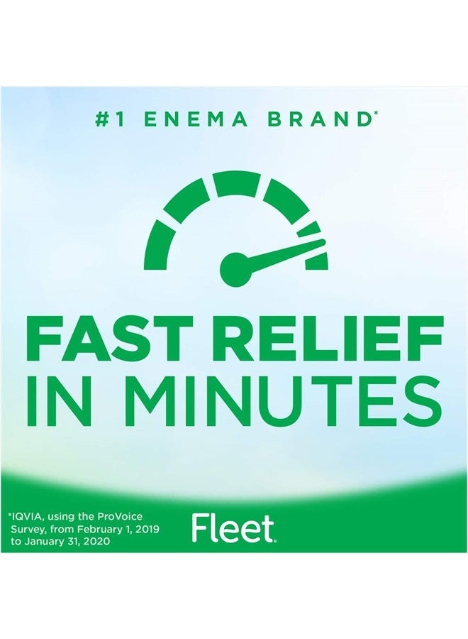 Fleet حقنة شرجية ملينة بمحلول ملحي إضافي، 7.8 أونصة (عبوة من 3 قطع) - Image 5