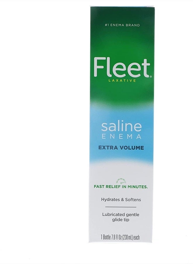 Fleet Enema Extra Saline Laxative, 7.8 oz. (Pack of 3)  - Image 1