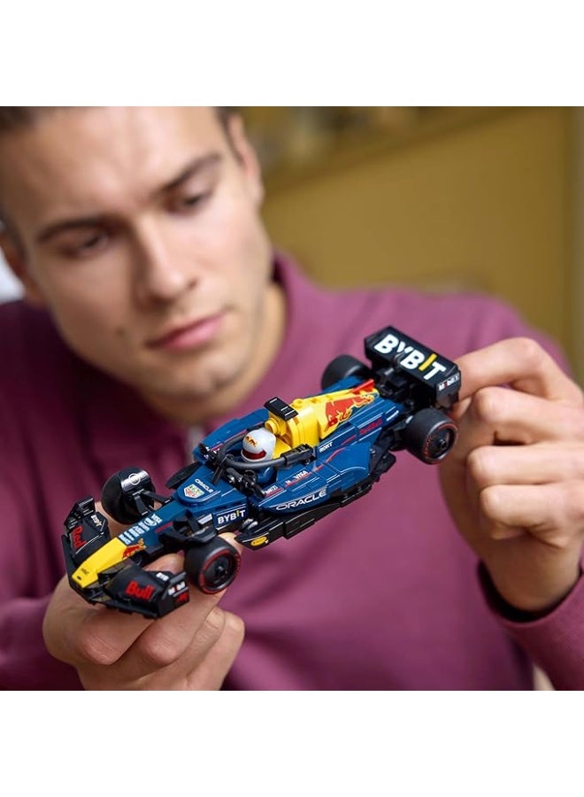 LEGO Speed Champions Oracle Red Bull Racing RB20 F1 Race Car Model with a Collectible Formula 1 Driver Minifigure - Display Set for Adult Motorsport & Racing Fans 77243 - Image 4