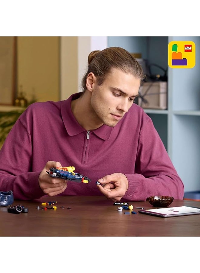 LEGO Speed Champions Oracle Red Bull Racing RB20 F1 Race Car Model with a Collectible Formula 1 Driver Minifigure - Display Set for Adult Motorsport & Racing Fans 77243 - Image 5