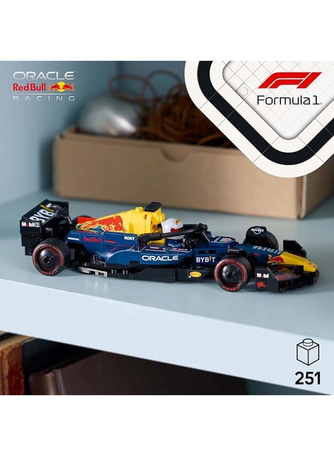 LEGO Speed Champions Oracle Red Bull Racing RB20 F1 Race Car Model with a Collectible Formula 1 Driver Minifigure - Display Set for Adult Motorsport & Racing Fans 77243 - Image 3