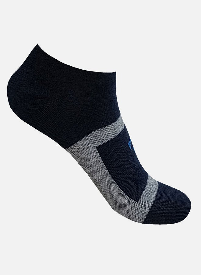 FIMS Men Pack Of 3 Patterned Ankle-Length Sports Socks - Image 5