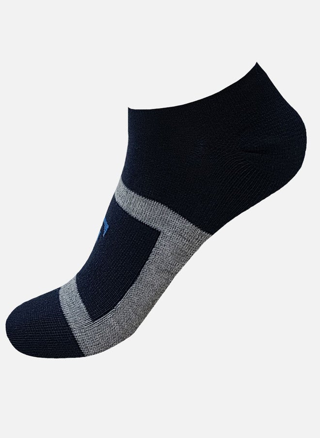 FIMS Men Pack Of 3 Patterned Ankle-Length Sports Socks - Image 4