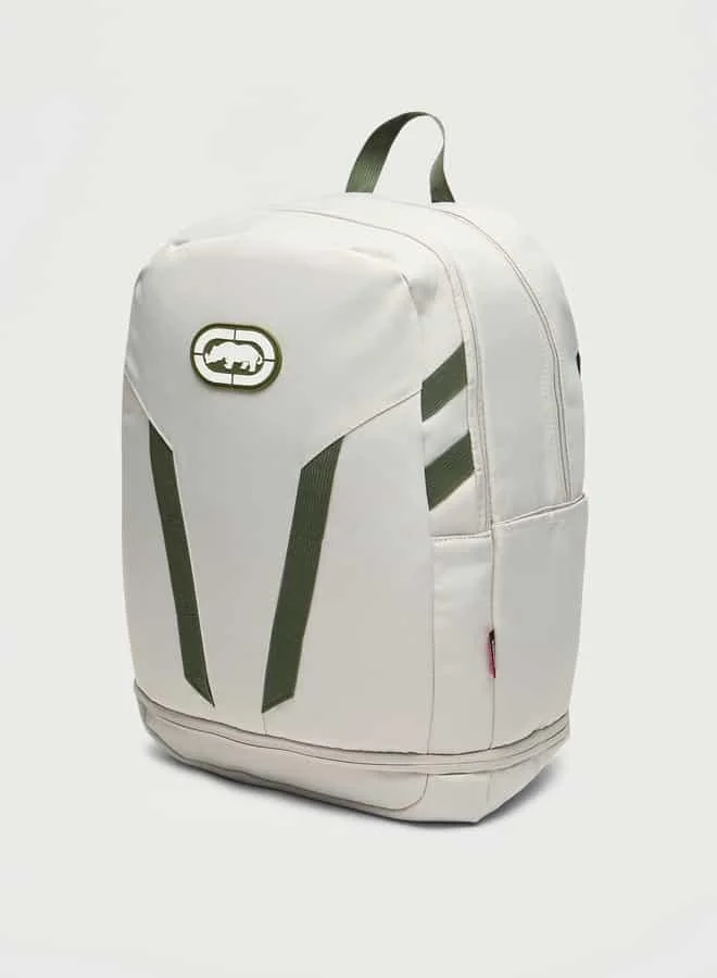 Ecko Unltd. Ecko Unltd Panelled Backpack with Adjustable Straps and Zip Closure