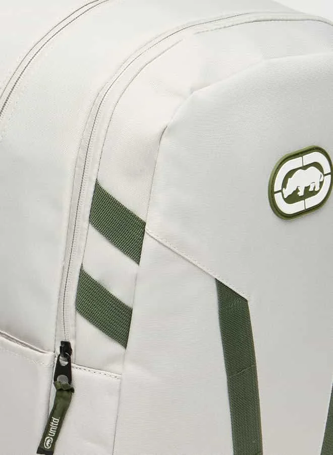 Ecko Unltd. Ecko Unltd Panelled Backpack with Adjustable Straps and Zip Closure