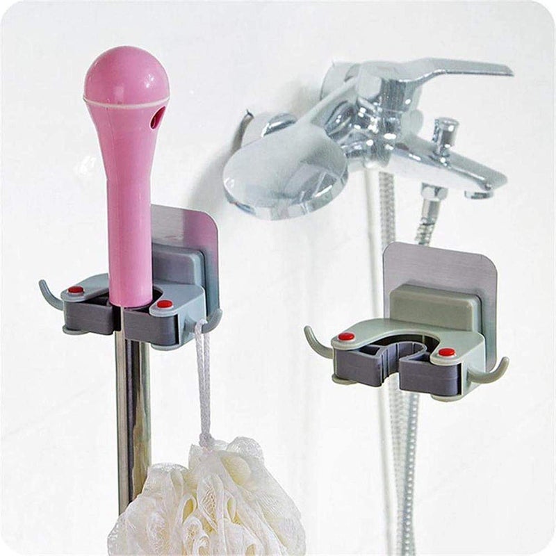 Tilak Venture Smart Self Adhesive Multipurpose Wall Mountable Retractable Holder Organizer with Hooks for Bathroom and Kitchen 1 Piece