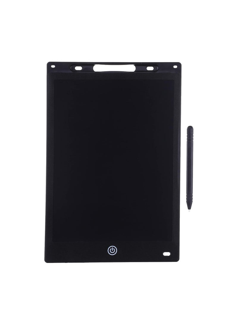 جهاز لوحي للكتابة بشاشة LCD للأعمال/الطلاب (أسود) - 12 بوصة - Image 1