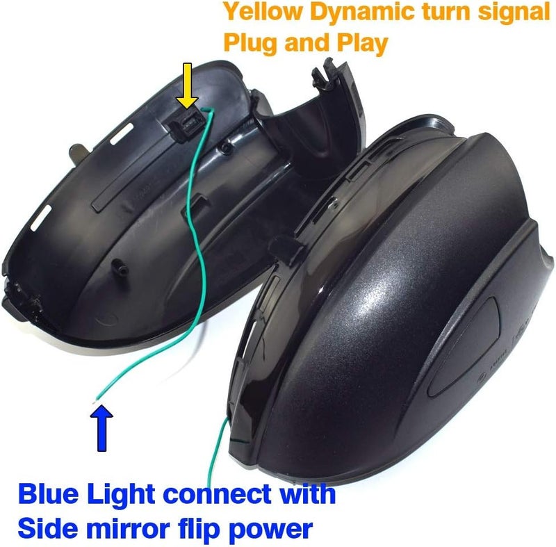 QASULER Dynamic Blinker Side Mirror Indicator Lights - Image 3