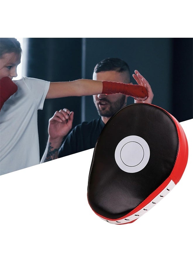 HOMESTAR 2 Pcs Curved Punching Mitts, Boxing Pads, Hand Target Boxing Pads, Training Focus Pads for Kickboxing, Muay Thai, MMA Martial Art UFC, Red - Image 3