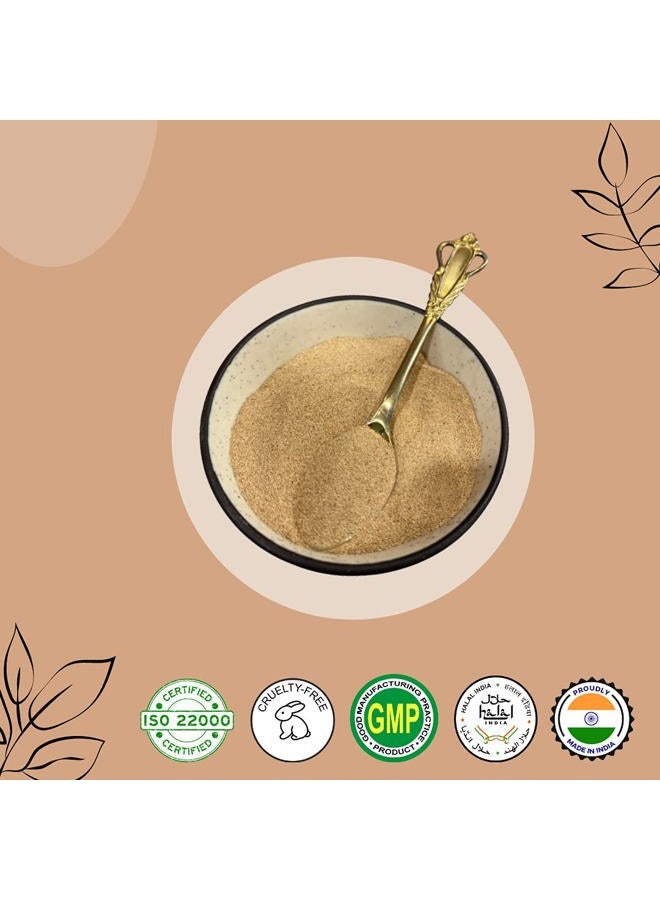 minature Natural Walnut shell Powder by mi nature| 100g (3.5 oz) | Ideal for soap making | Homemade natural scrub | No Silica and Any Artificial Additives - Image 2