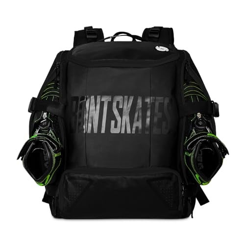 Bont Skates - Multi Sport Skate Backpack Travel Bag - Inline Ice Roller Speed Skating (Black) - Image 4