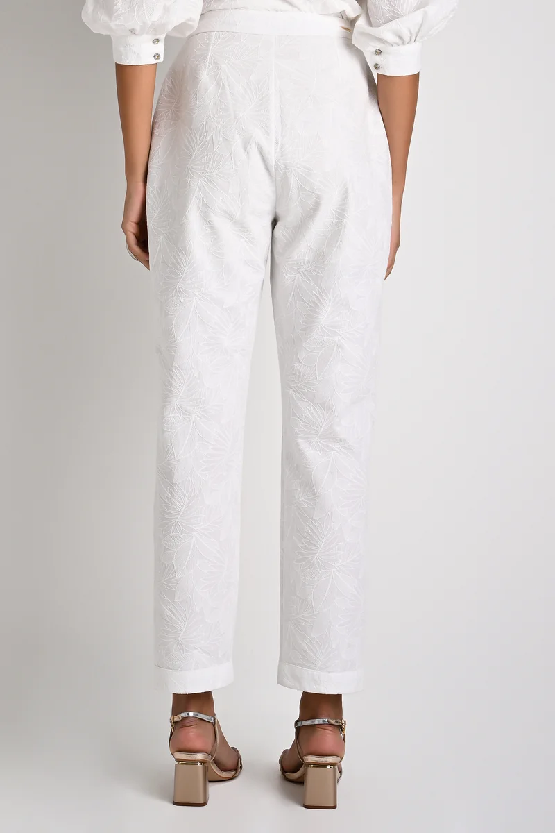 Carmen Steffens  Straight Off-White Pants for Women | Best Price UAE