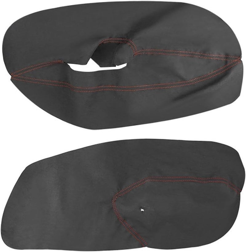 QASULER Suede Leather Door Armrest Cover for VW Models - Image 1