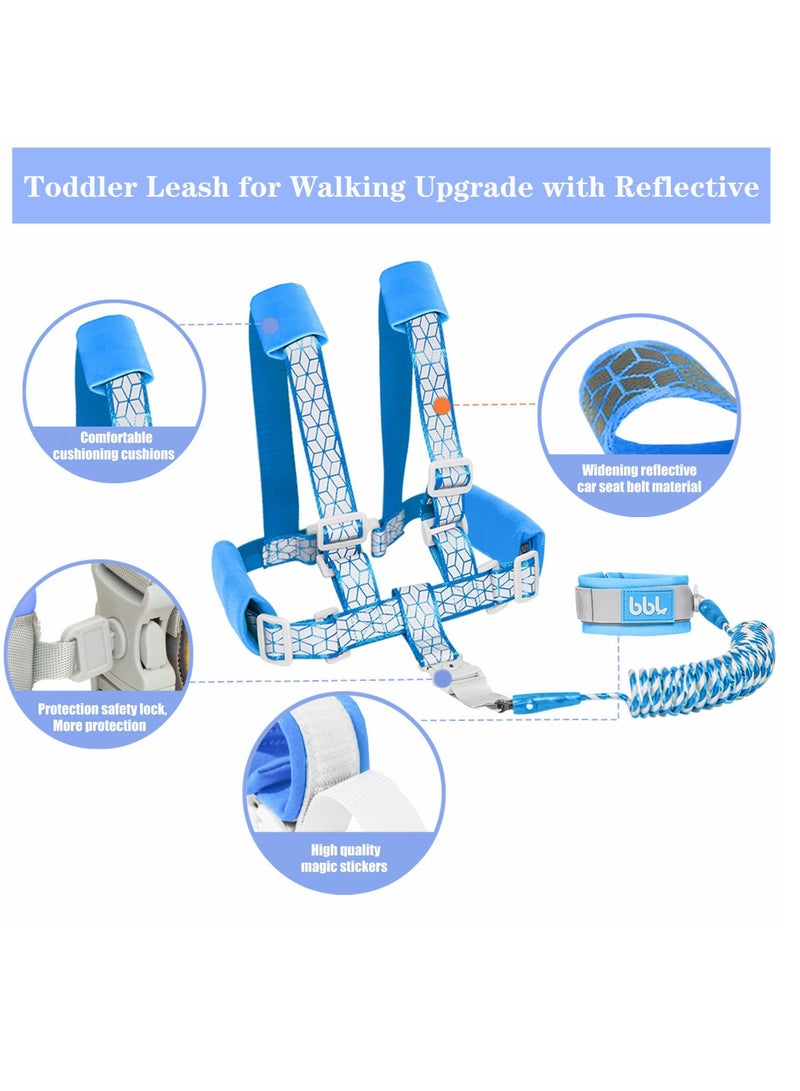 Excefore Toddler Leash for Walking, Toddler Safety Harnesses Leashes, Safety Harness with Lock for Kids, Anti Lost Wrist Link Safety Wrist Link - Image 3