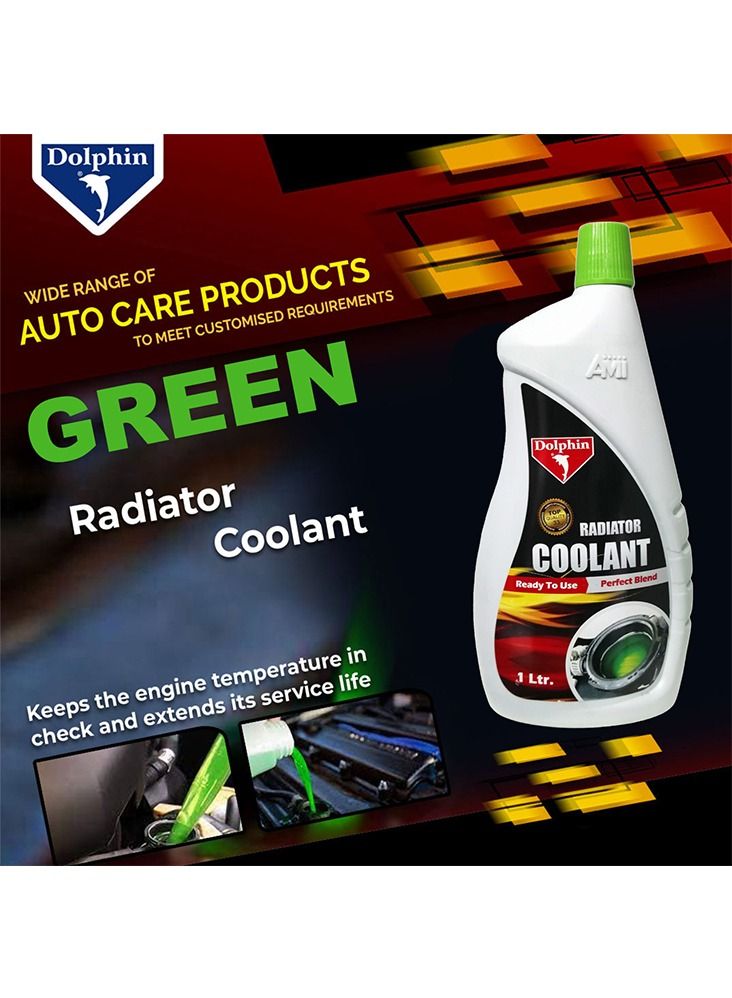 Radiator Coolant 1 Liter Liquid color Green
