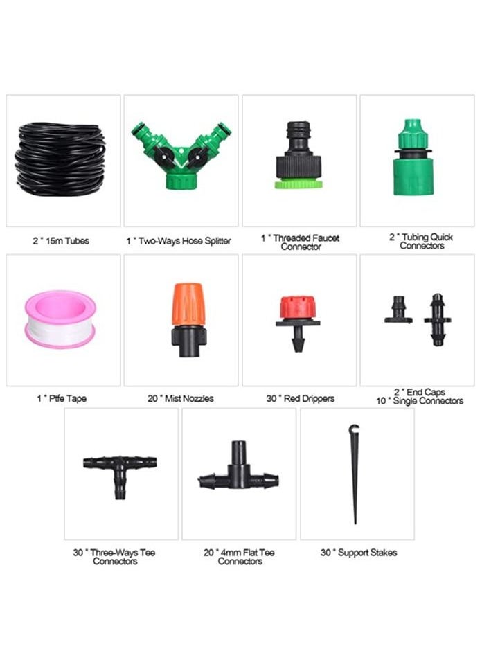 Goolsky - DIY توفير المياه التلقائي نظام الري بالتنقيط الصغير حديقة الدفيئة الري رذاذ مجموعات سقي الذاتي - Image 1