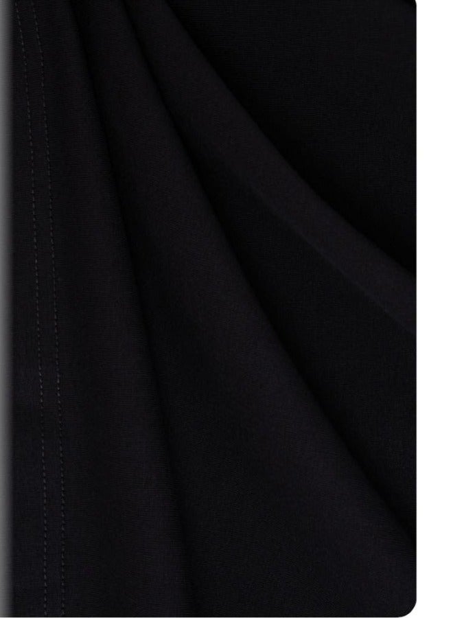 Mei Stylish Unisex Vintage Casual Loose Shoulder Oversize Crew Neck Shaded Short Sleeve T-shirt - Image 3