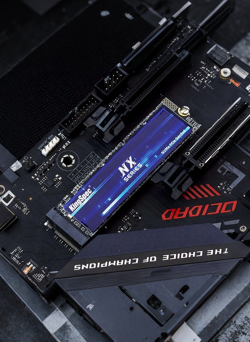 كينجس بيك محرك أقراص KingSpec NX 256GB M.2 NVMe SSD 2280 | سرعة قراءة تصل إلى 3200 ميجابايت/ثانية | تبديد حرارة الجرافين | محرك أقراص داخلي PCIe Gen3×4 TLC لأجهزة الكمبيوتر المحمولة والمكتبية - Image 4