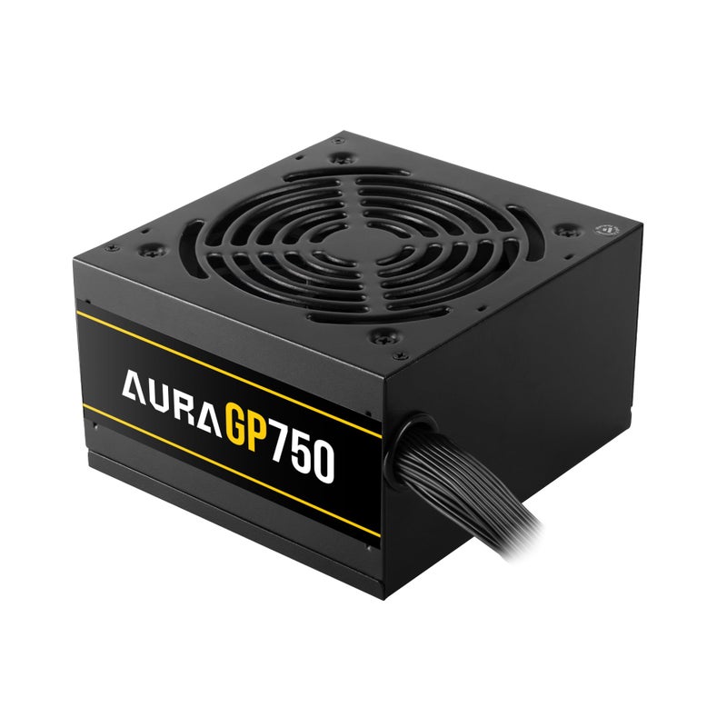 GAMDI.AS AURA GP750 Power Supply – 750W – 80+ White Efficiency (~80%) – 120mm Smart Cooling Fan – Multiple Electrical Protection – Non-Detachable ATX Design - Image 1