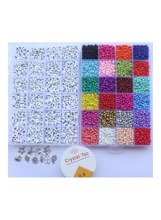 NIBEMINENT 5000-Piece DIY Glass And Alphabet Bead Set - Image 2