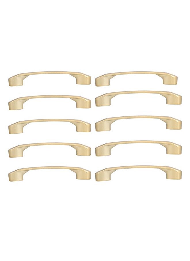 Thoraya 10 Set Golden Cabinet Handle Modern Drawer Pull for Wardrobe Shoe Cabinet Door Home Kitchen  - Image 4
