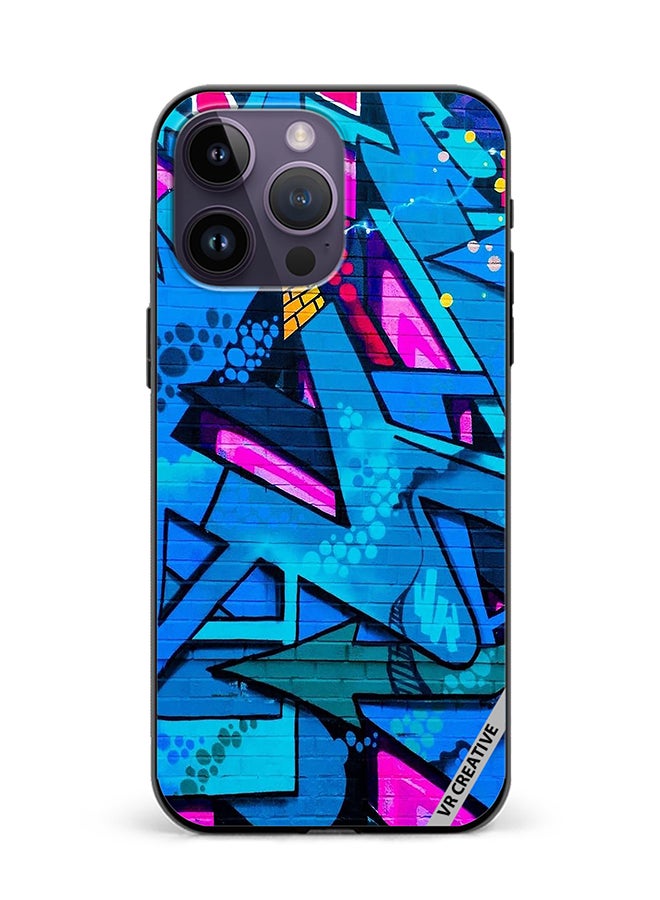 VR CREATIVE Protective Case Cover For Apple iPhone 15 Pro Graffiti Artwork Design Multicolour - Image 1
