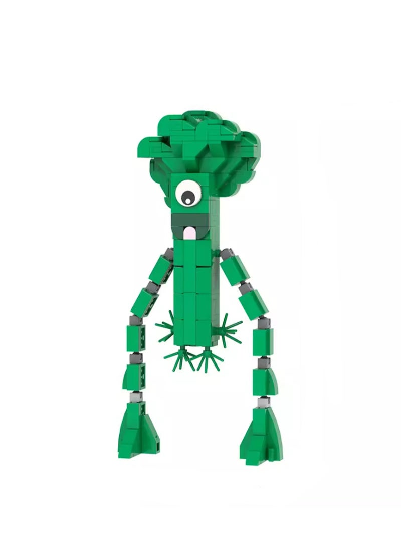 Loquat Children's Self-assembly Small Particle Toy Building Blocks Green Class Model Hand-made Creative Plug-in Toys - Image 1