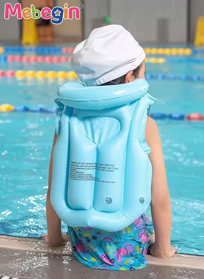 MEBEGIN 3Pcs Different Size Swim Vests Set for Kids, Floatation Vest with Adjustable Buckles, Buoyancy Swimming Aid Float Jackets for Learning Swiming, Perfect for Pool, Swim Lesson, Beach and Water Party - Image 4