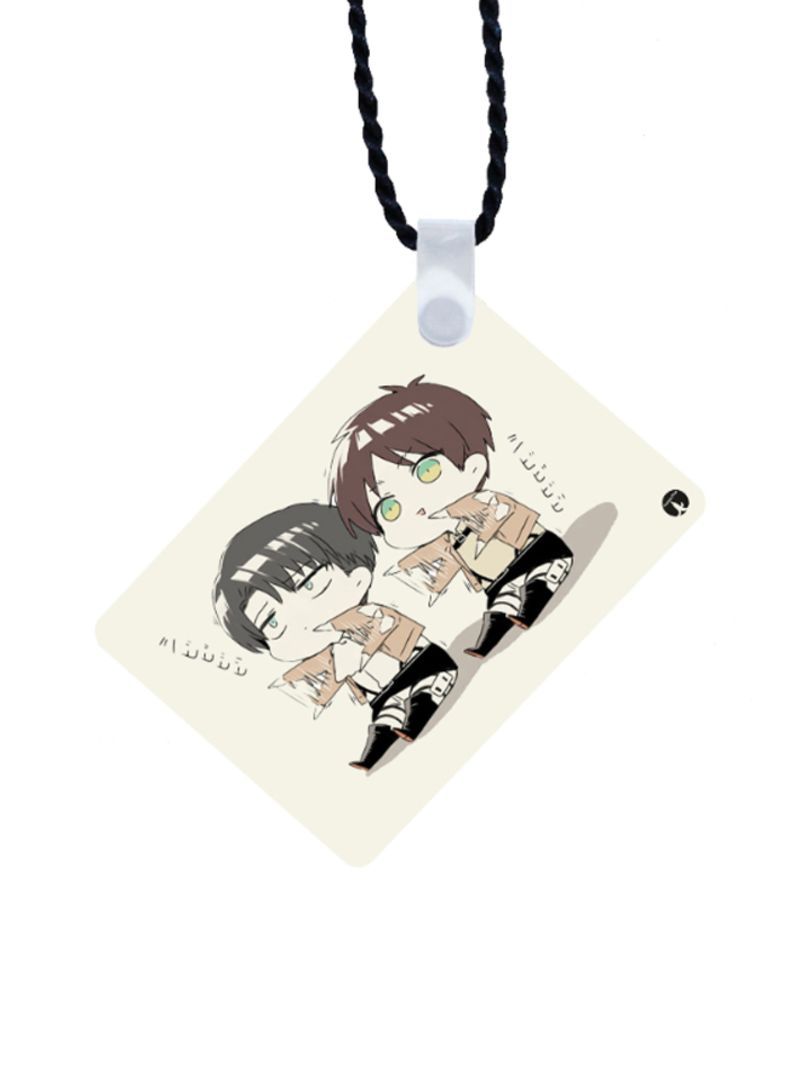 RKN Attack On Titan Printed Car Mirror Pendant - Image 1