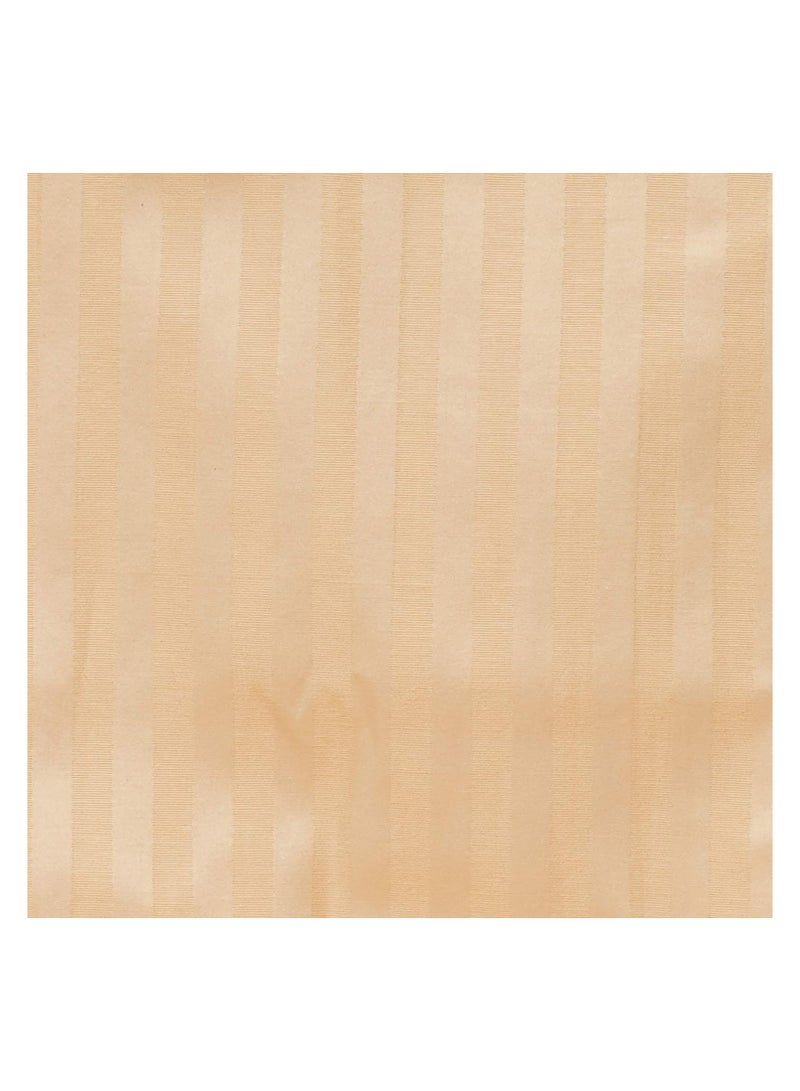 COMFY 3 PC HOTEL QUALITY BEIGE STRIPED 300TC BEDSHEET SET WITH 2 PILLOW COVERS - Image 3