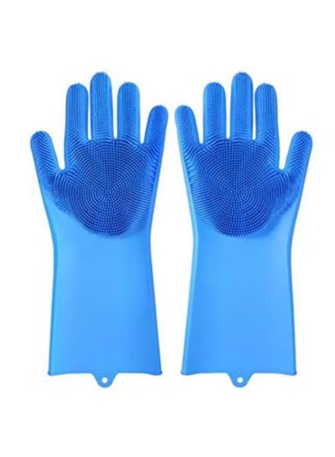 ACLIX 2 Piece Silicone Glove Set Blue