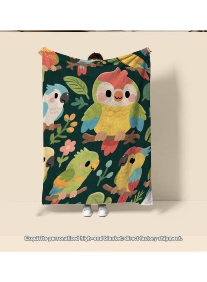 general Baby and children's cartoon flannel thin blanket (warm and comfortable, suitable for sleep, game use) 70cm*100cm - Image 2