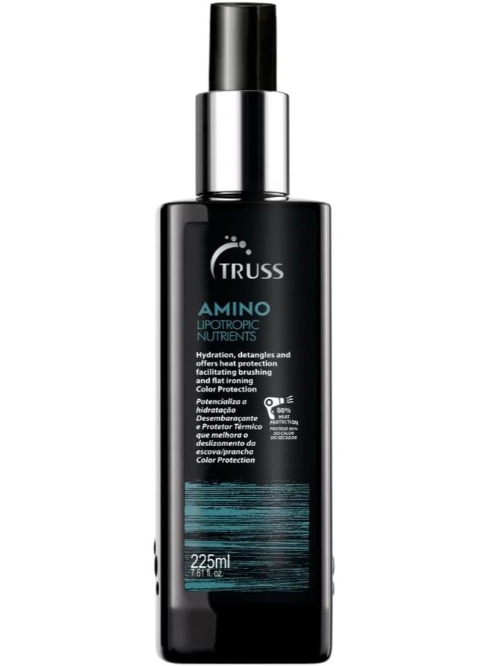 Truss Professional Amino Miracle Heat Protection Leave-in Spray For Hair| Prevents Frizz,Humidity|Nourishes Color Treated & Chemical Processed Hairs |Hydrating Detangler Leave-in Spray| 225 ml - Image 1