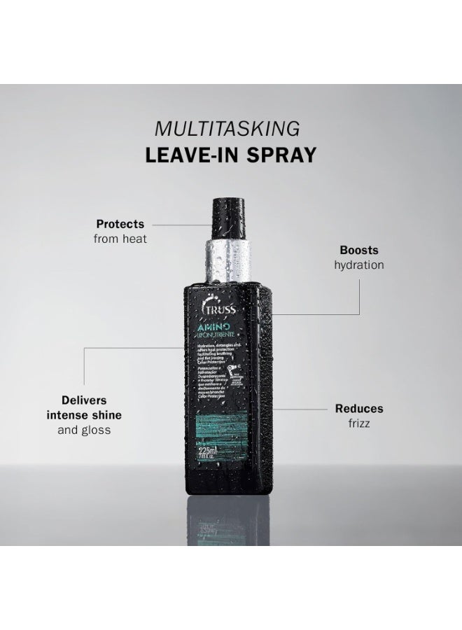 Truss Professional Amino Miracle Heat Protection Leave-in Spray For Hair| Prevents Frizz,Humidity|Nourishes Color Treated & Chemical Processed Hairs |Hydrating Detangler Leave-in Spray| 225 ml - Image 2